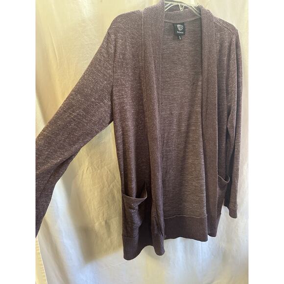 Bobeau Open Front Purple Cardigan – Size M - Picture 4 of 5